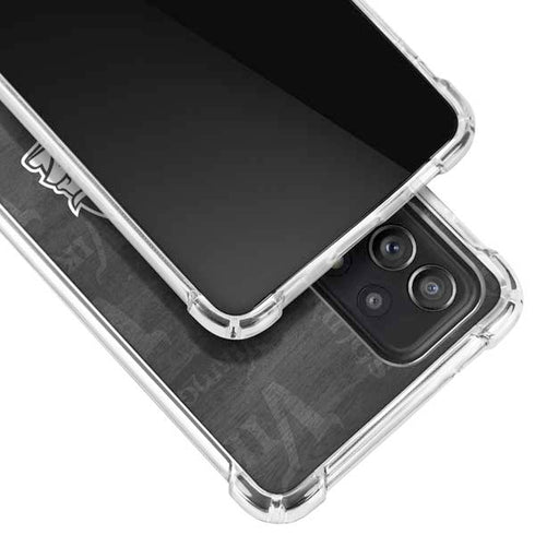 NFL Minnesota Vikings Black & White Galaxy A52 5G Clear Case